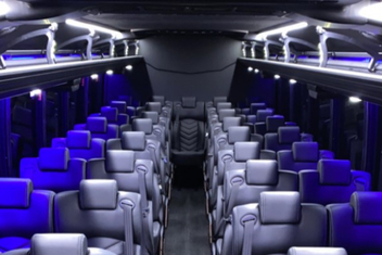 Provo Charter Bus Interior
