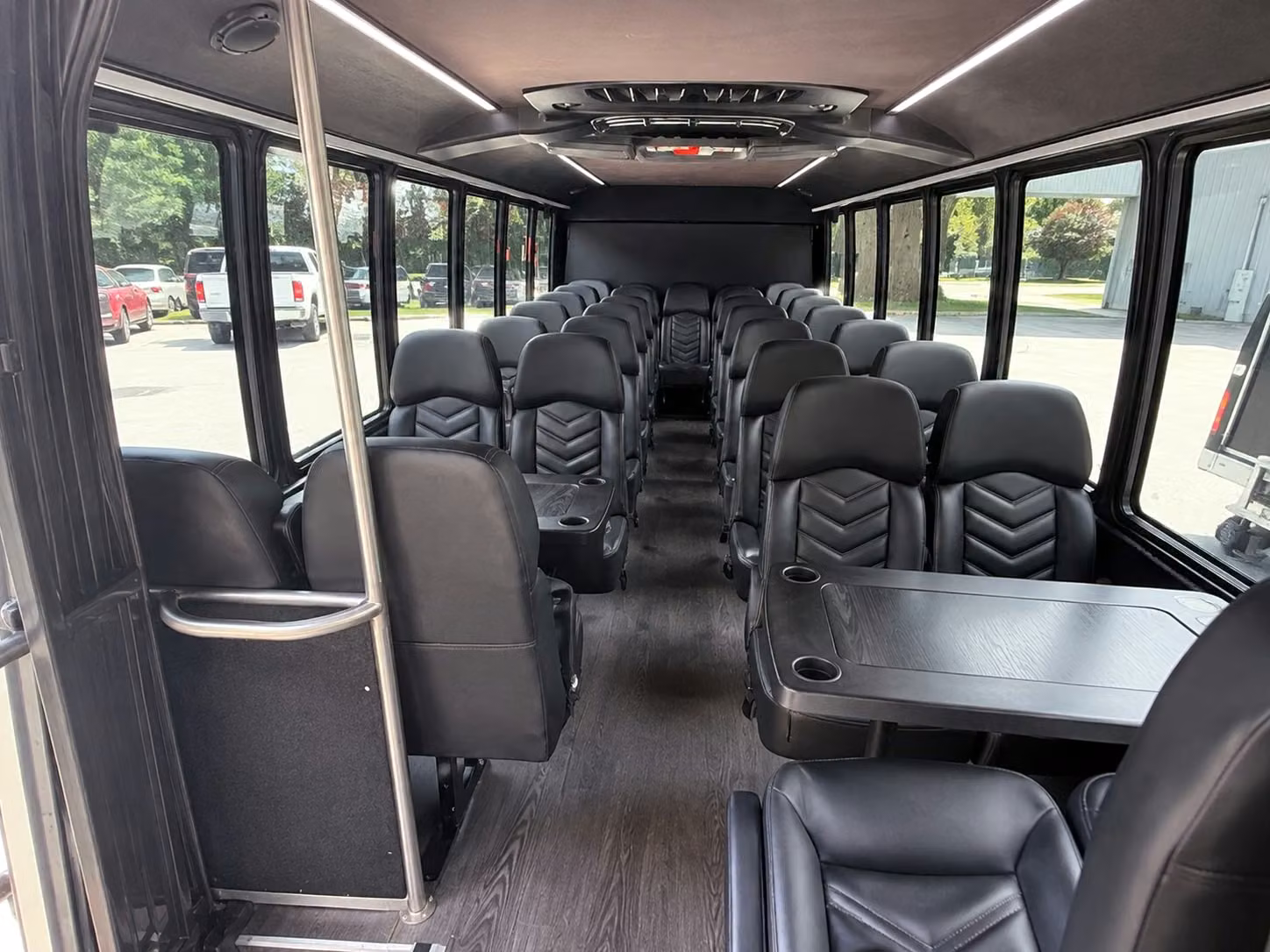15 passenger minibus interior