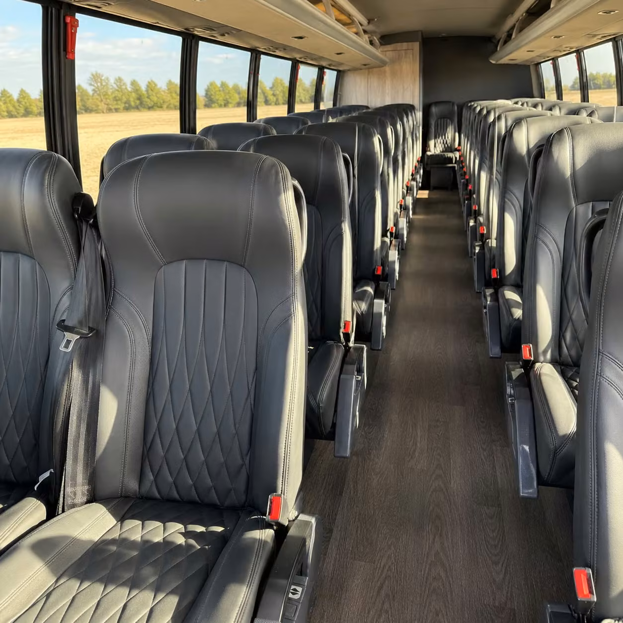 28 passenger minibus inside